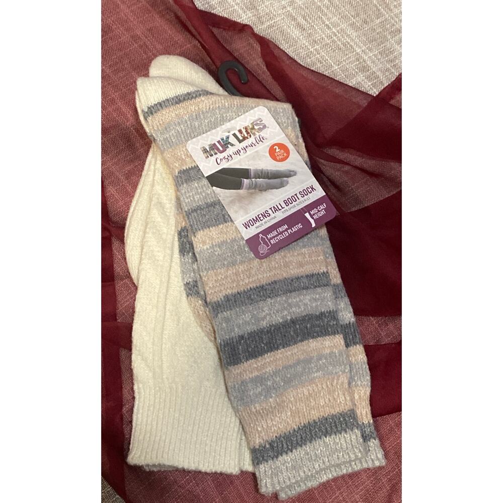 MukLuks Women's Tall Boot Socks, 4-Pairs, New with tags